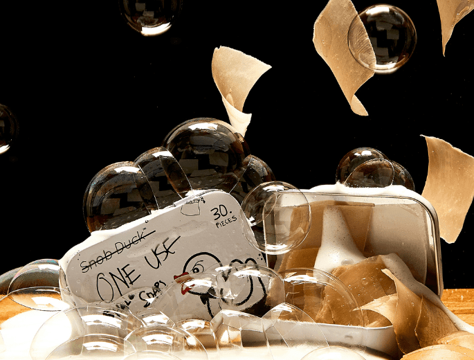 30 one use handmade soap slices ready to use anytime and wherever you like